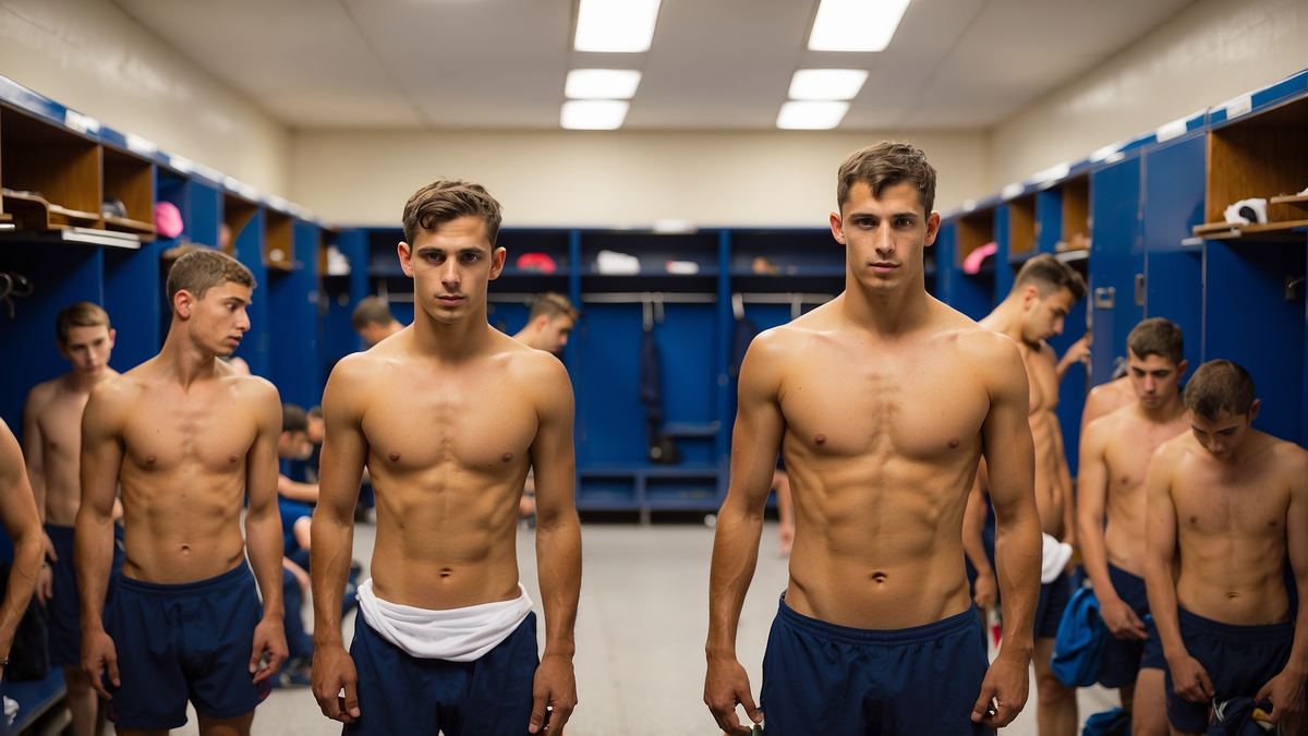 Curious Jocks hero image — athletic jock performers